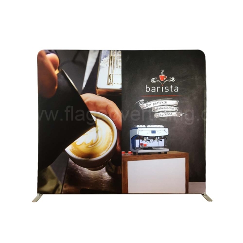 Portable Advertising Promotion Exhibition Aluminum Tension Wave line Wall