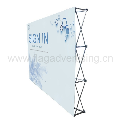 Portable Advertising Promotion Exhibition Clip Pop up Banner Wall