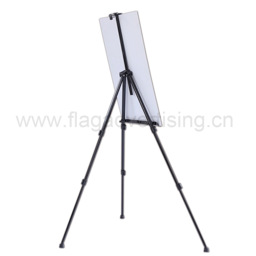 Portable Retractable Light Weight Adjustable Pop Display Stand with Customized Poster