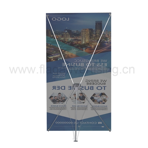 Custom Trade Show X Booth Advertising Display Marketing Classical Korean X Banner Stand