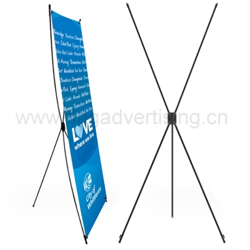 Custom Printed 60*160cm or 80*180cm Indoor Outdoor Banner Display X Banner Stand