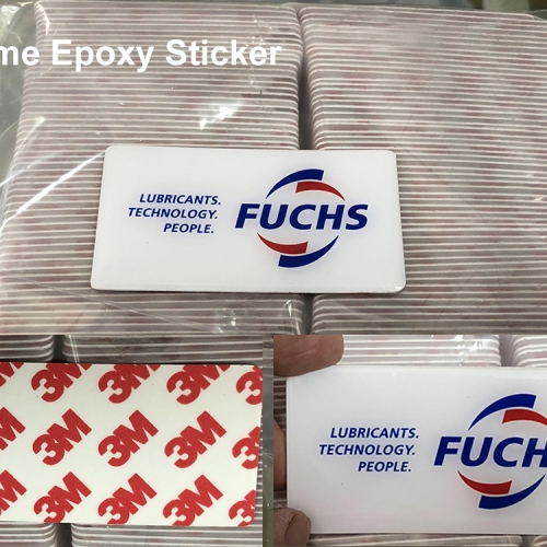 Dome Epoxy Sticker