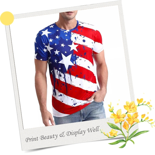 Custom short-sleeved T-shirt 3D digital print summer casual crewneck T-shirt for men