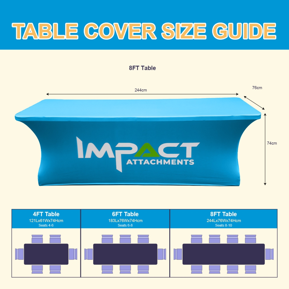 8ft Stretch Table Cover