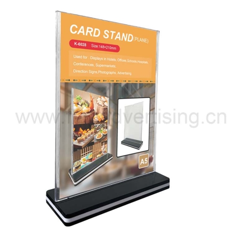 Plastic Base Desktop Display Stand