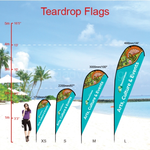 Teardrop Flag